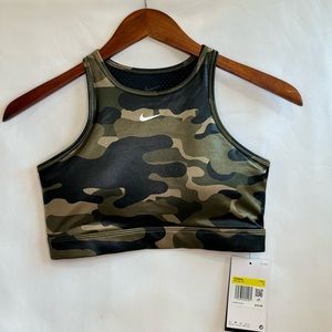 Nike Pro Camo Crop Tank Bra